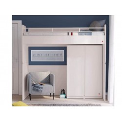 BUNKBED WHITE STUDIO 8